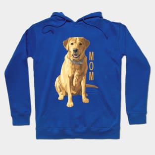 Lab Mom Yellow Labrador Retriever Dog Lover Hoodie